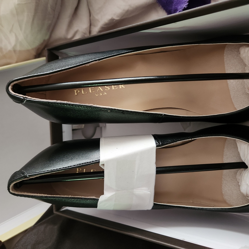 Pleaser Black High Heels Patent Leather